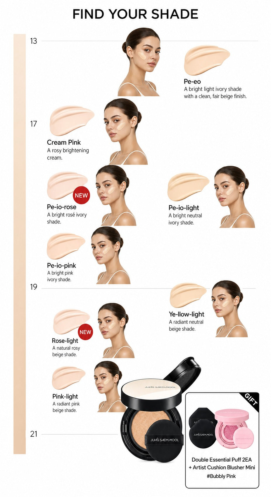 Jung Saem Mool Essential Skin Nuder Cushion Set