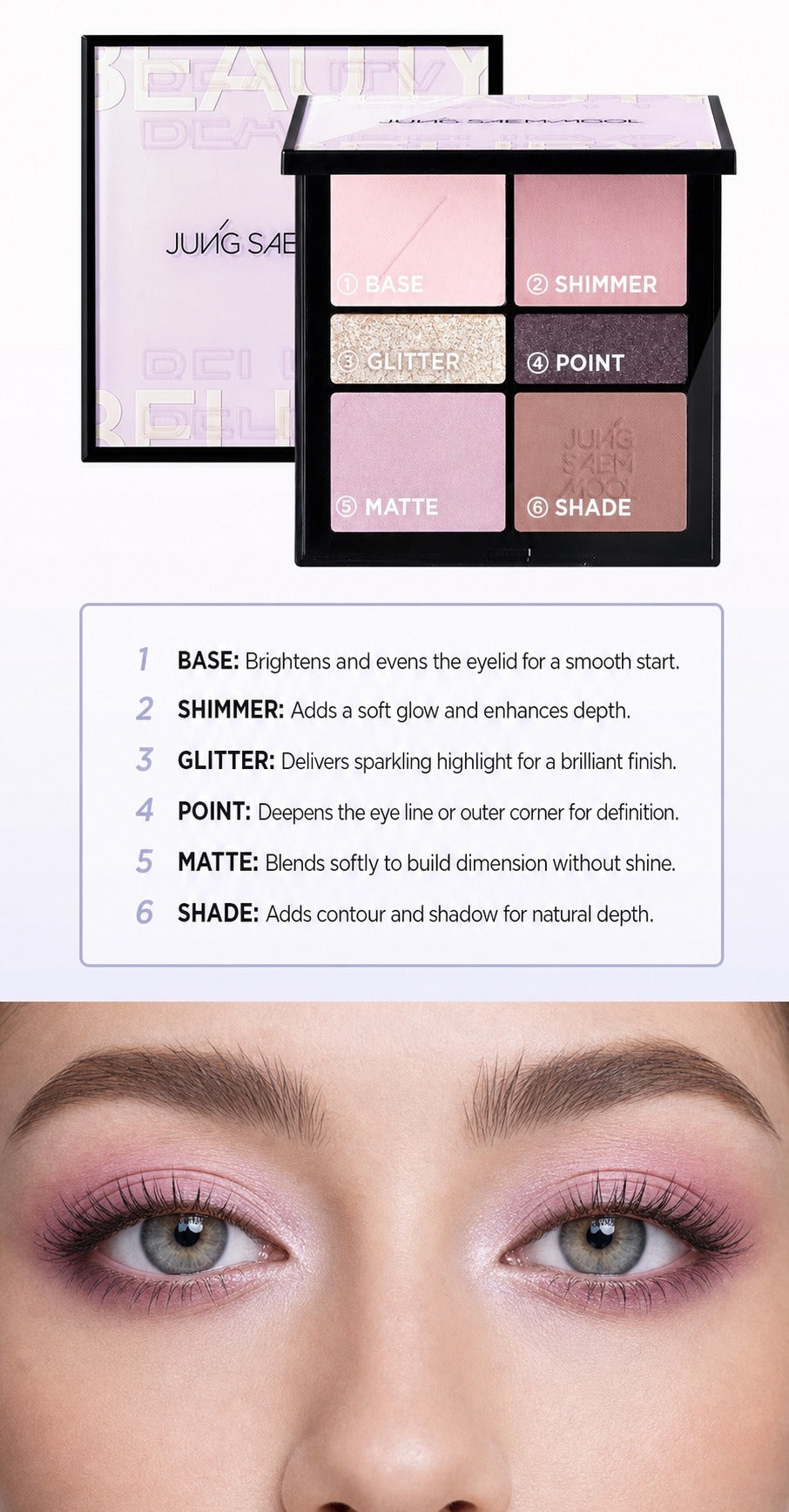 JUNG SAEM MOOL Artist/Eye Palette + Gift Set